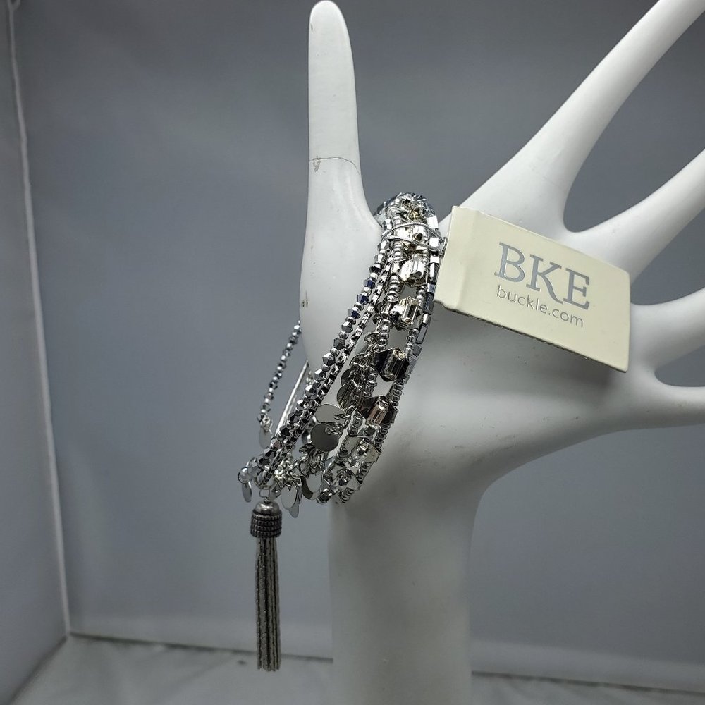 BKE 6pc silver bracelet set